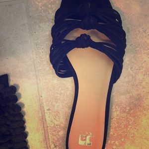 Joe’s Jeans Black sandals